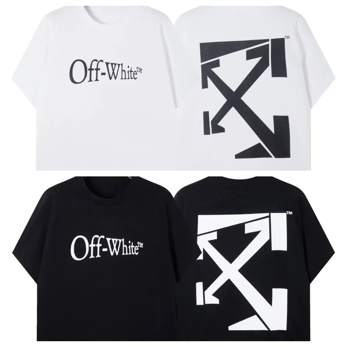 Off-White Classic Arrow Cross Logo Short Sleeve T-Shirt